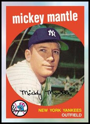 8 Mickey Mantle 1959